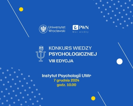 PAULINA KALIŃSKA LAUREATKĄ VIII EDYCJI KONKURSU WIEDZY PSYCHOLOGICZNEJ